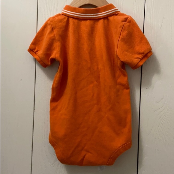 🚨4/$15🚨 George Polo Style Orange Onesie - Picture 6 of 8